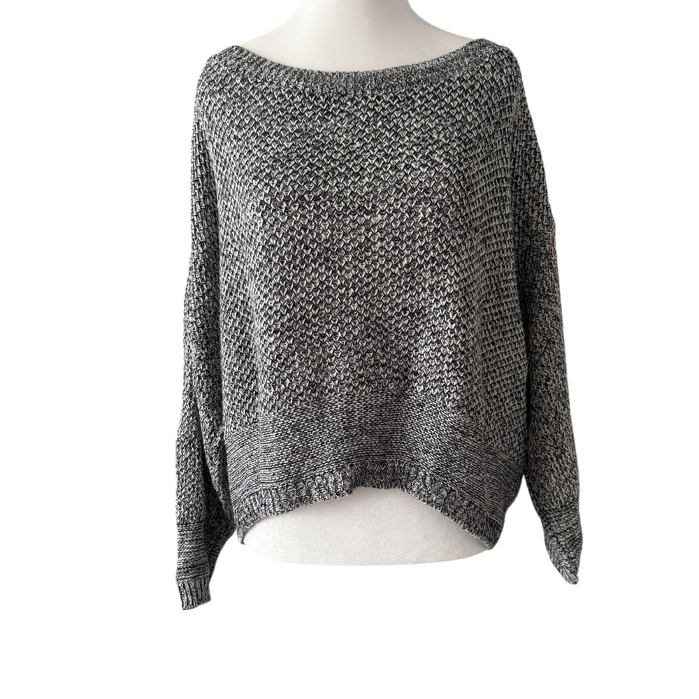 Express Women's Lace-Up Back Women’s Cropped Sweater